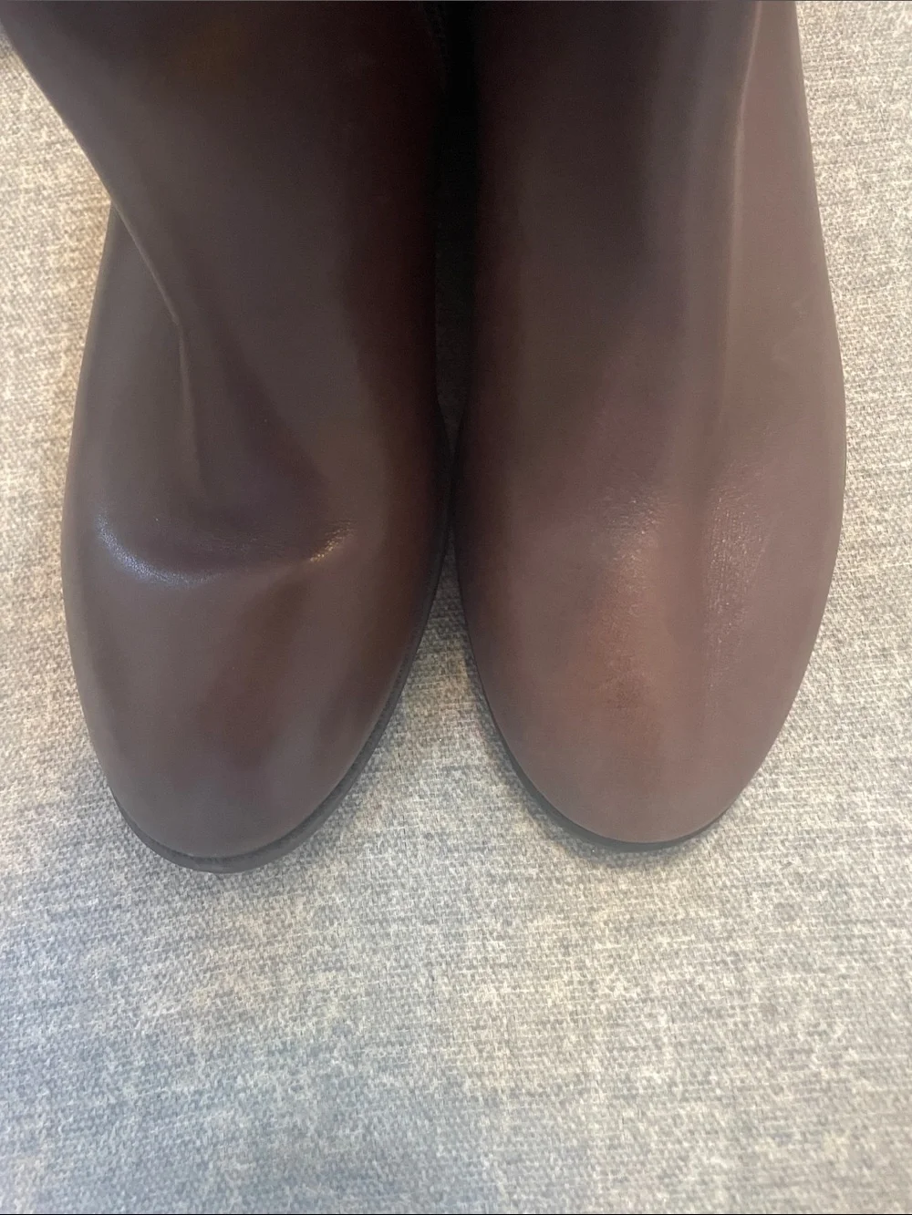Ralph Lauren Brown Women's Riding Boots - Classic Knee High Leather